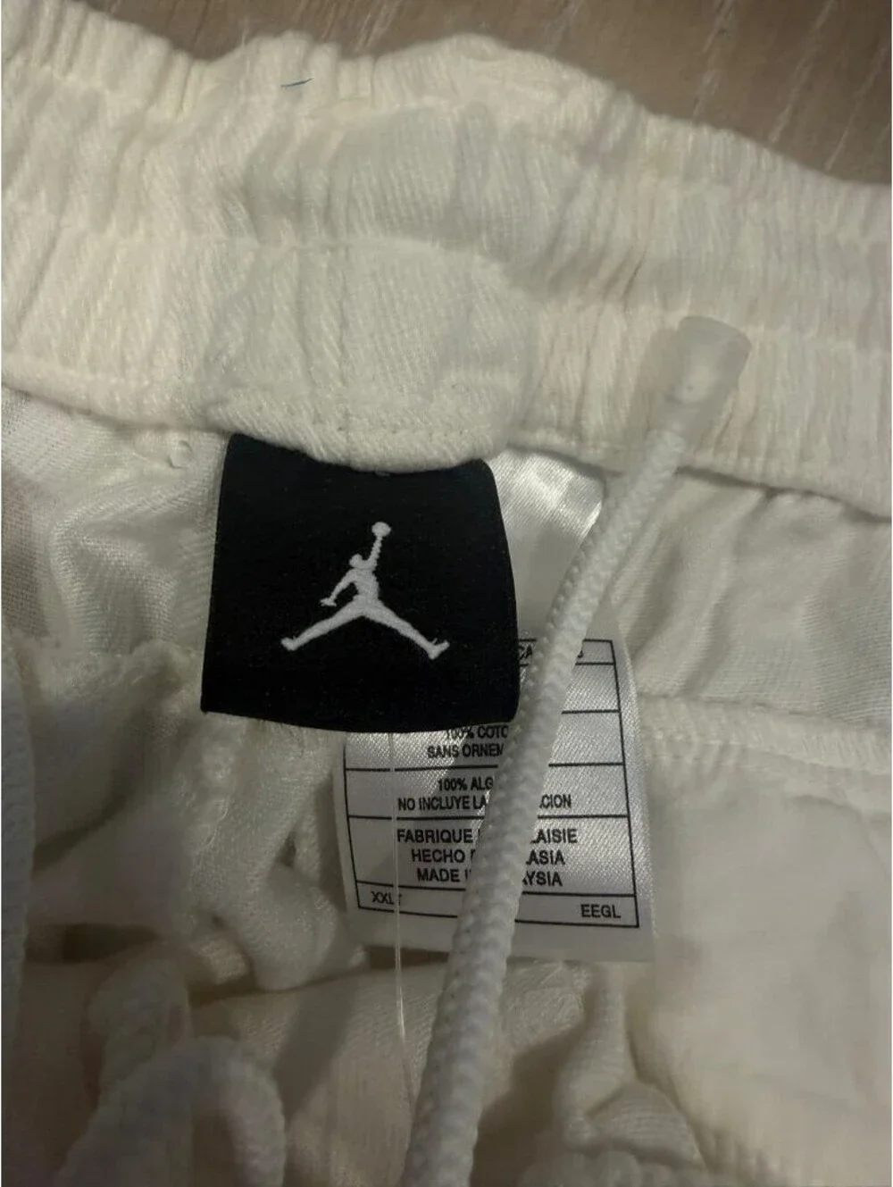 Nike Air Jordan Jumpman White Y2k Track Pants Mens XXLT NWT